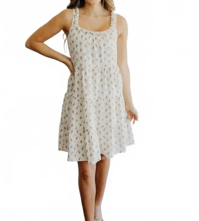 Mikarose Maddie Dress In Vintage Garden In Multi