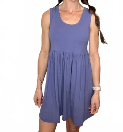 Mikarose Markell Mini Dress In Blue