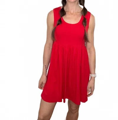 Mikarose Markell Mini Dress In Red
