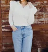 Mikarose Mary Cardigan In White