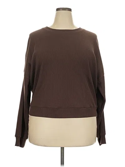 Pre-owned Mikarose Pullover Sweater In Brown
