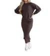 Mikarose Ribbed Sweater In Brown In Brown
