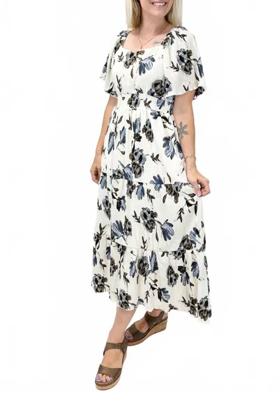 Mikarose The Darci Dress In Ashen Taupe In Multi