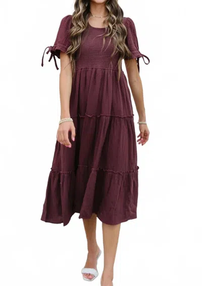 Mikarose The Merritt Dress In Saddlewood In Multi