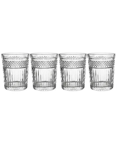 Mikasa Anchor Double Old Fashioned Glasses, Set Of 4 In Transparent