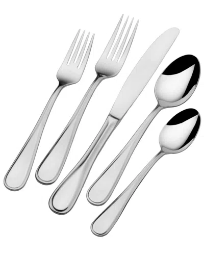 Mikasa Bravo 45pc 18/10 Stainless Steel Flatware Set, Service For 8 In Gray