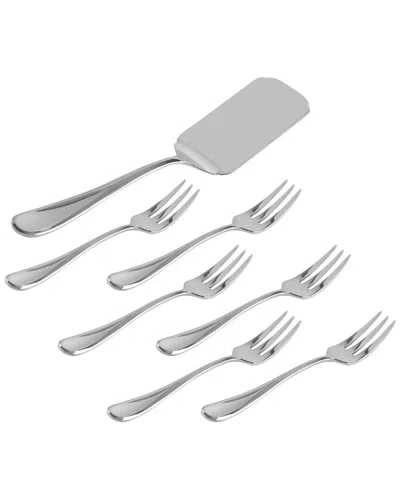 Mikasa Bravo 7pc 18/10 Stainless Steel Dessert Set In Gray