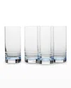 Mikasa Cal Blue Ombre Highball Glasses, Set Of 4 In White