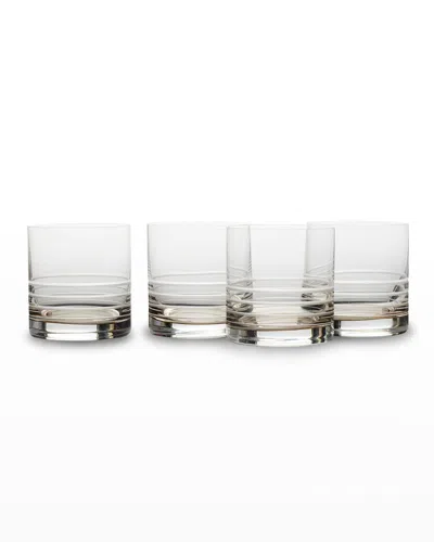 Mikasa Cal Ombre Double Old Fashion Glasses, Set Of 4 In White