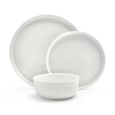 Mikasa Callie 12-piece Lightweight Chip-resistant Bone China Dinnerware Set, Service For 4 In White