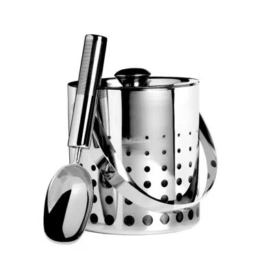 Mikasa Cheers Stainless Steel Ice Bucket And Scoop In Silver