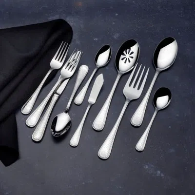 Mikasa Clarissa 65-piece 18/10 Stainless Steel Flatware Set, Service For 12