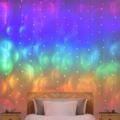 Mikasa Clear 96 Led String Light Curtain In Multi