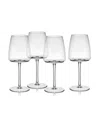 Mikasa Cora 13 Ounce White Wine Glass 4-piece Set In Clear