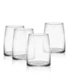 Mikasa Cora 14 Ounces Stemless Wine And Spirits Glass 4-piece Set In Clear