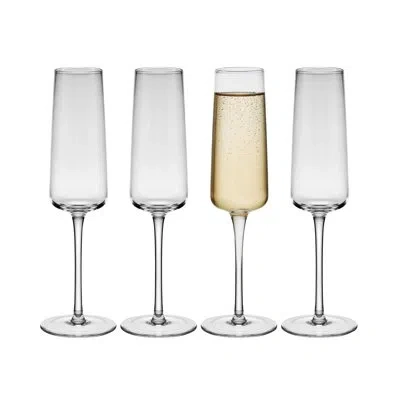 Mikasa Cora 8 Oz. Champagne Flutes In Clear