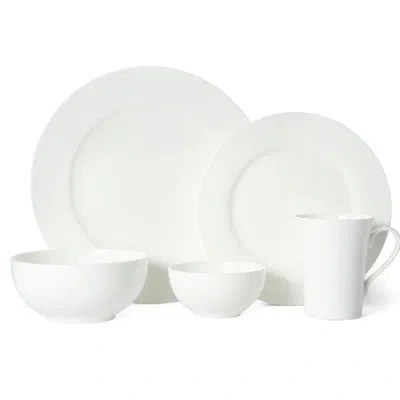 Mikasa Delray 40-piece Lightweight Chip-resistant Bone China Dinnerware Set, Service For 8 In White