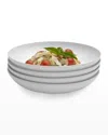 Mikasa Delray Pasta Bowls, Set Of 4 In White