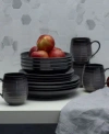 Mikasa Dinnerware Swirl Collection In Black