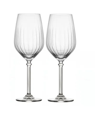 Mikasa Eloise Wine Glasses, Set Of 2 In Transparent