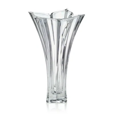 Mikasa Florale 14 In. Crystal Vase In Clear