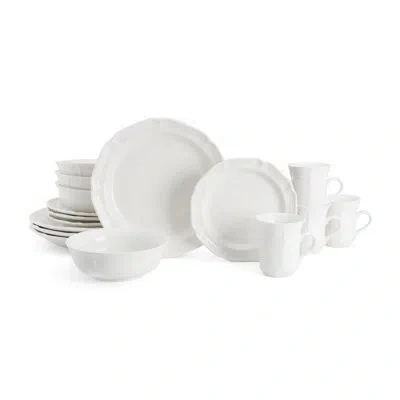 Mikasa French Country 16-piece Stoneware Dinnerware Set, Service For 4 In Cream