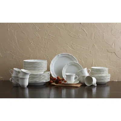 Mikasa French Country 40-piece Dinnerware Set, Service For 8 In Ivory