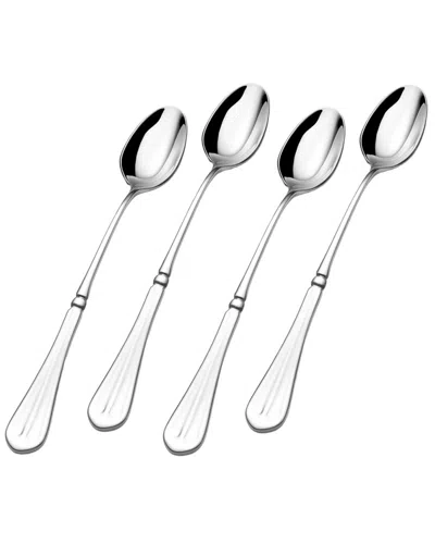 Mikasa French Countryside 18/10 Stainless Steel Long Spoons, Set Of 4 In Silver