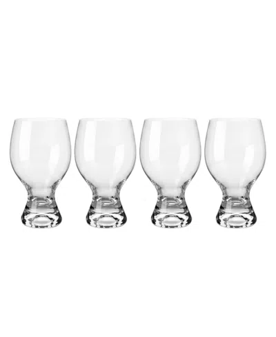 Mikasa Gaia Goblets, Set Of 4 In Transparent