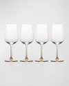 Mikasa Gianna Ombre White Wine Glasses, Set Of 4 In Brown