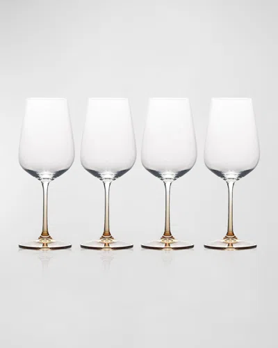 Mikasa Gianna Ombre White Wine Glasses, Set Of 4 In Brown