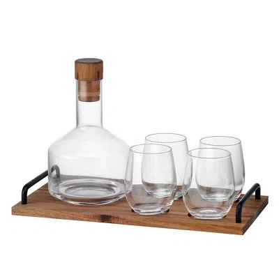 Mikasa Glenwood Decanter Serve Set, 7 Piece In Clear