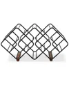 Mikasa Gourmet Basics By  12-bottle Stackable Wine Rack In Black Grou