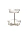 Mikasa Gourmet Basics Geneva 2-tier Basket In Metallic