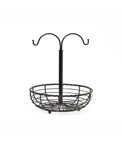 Mikasa Gourmet Basics Rope Basket With Banana Hook In Black