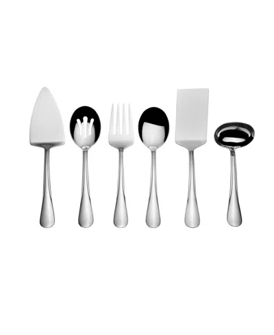 Mikasa Gourmet Kaylee Hostess 6-piece Serving Set In Silver