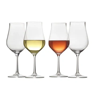 Mikasa Grace 18 Oz. White Wine Glasses In Clear