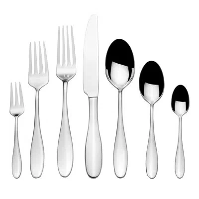 Mikasa Hamilton 120-piece 18/10 Stainless Steel Flatware Set, Service For 12