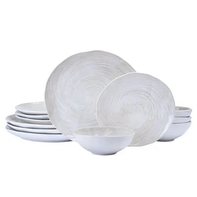 Mikasa Harley 12-piece Stoneware Dinnerware Set, Service For 4 In White