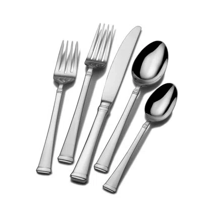 Mikasa Harmony 65-piece 18/10 Stainless Steel Flatware Set, Service For 12