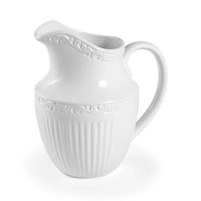 Mikasa Italian Countryside 43-oz Pitcher, White