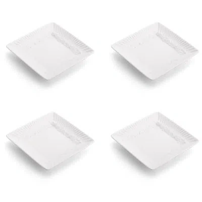 Mikasa Italian Countryside Square Dipping Plates In White