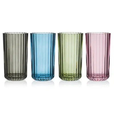 Mikasa Jasper High Ball Glasses, Set Of 4 In Multi