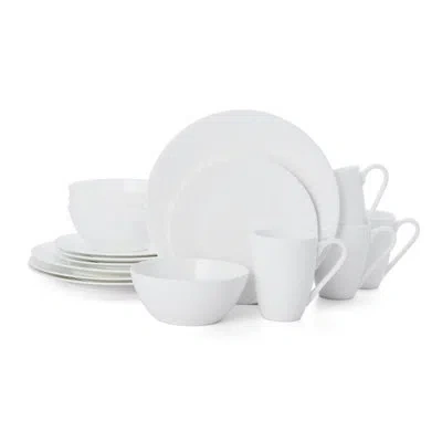 Mikasa Jenna 16-piece Lightweight Chip-resistant Bone China Dinnerware Set, Service For 4 In White