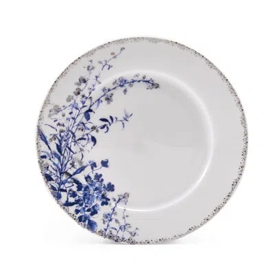 Mikasa Kaia Platinum 11 In. Dinner Plates In Blue;white