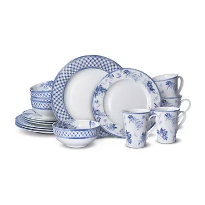 Mikasa Kiley 16-pc. Bone China Dinnerware Set In Blue