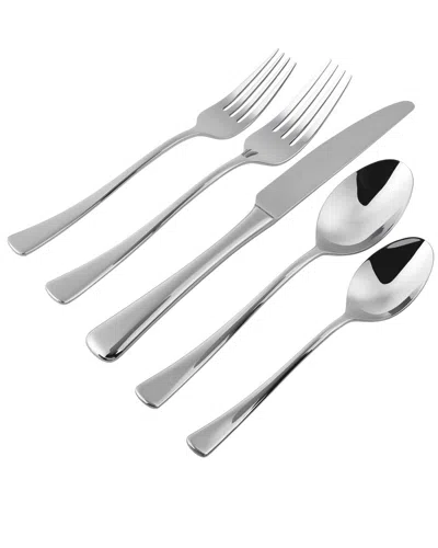 Mikasa Korra 20pc 18/10 Stainless Steel Flatware Set In Silver