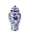 Mikasa Landscape Ceramic Canister With Lid In Multi Color