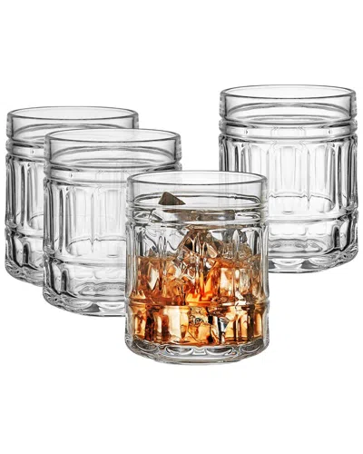 Mikasa Lawrence 12oz Double Old Fashioned Glasses In Transparent