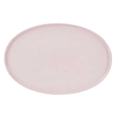 Mikasa Madison Oval Serving Platter In Pink